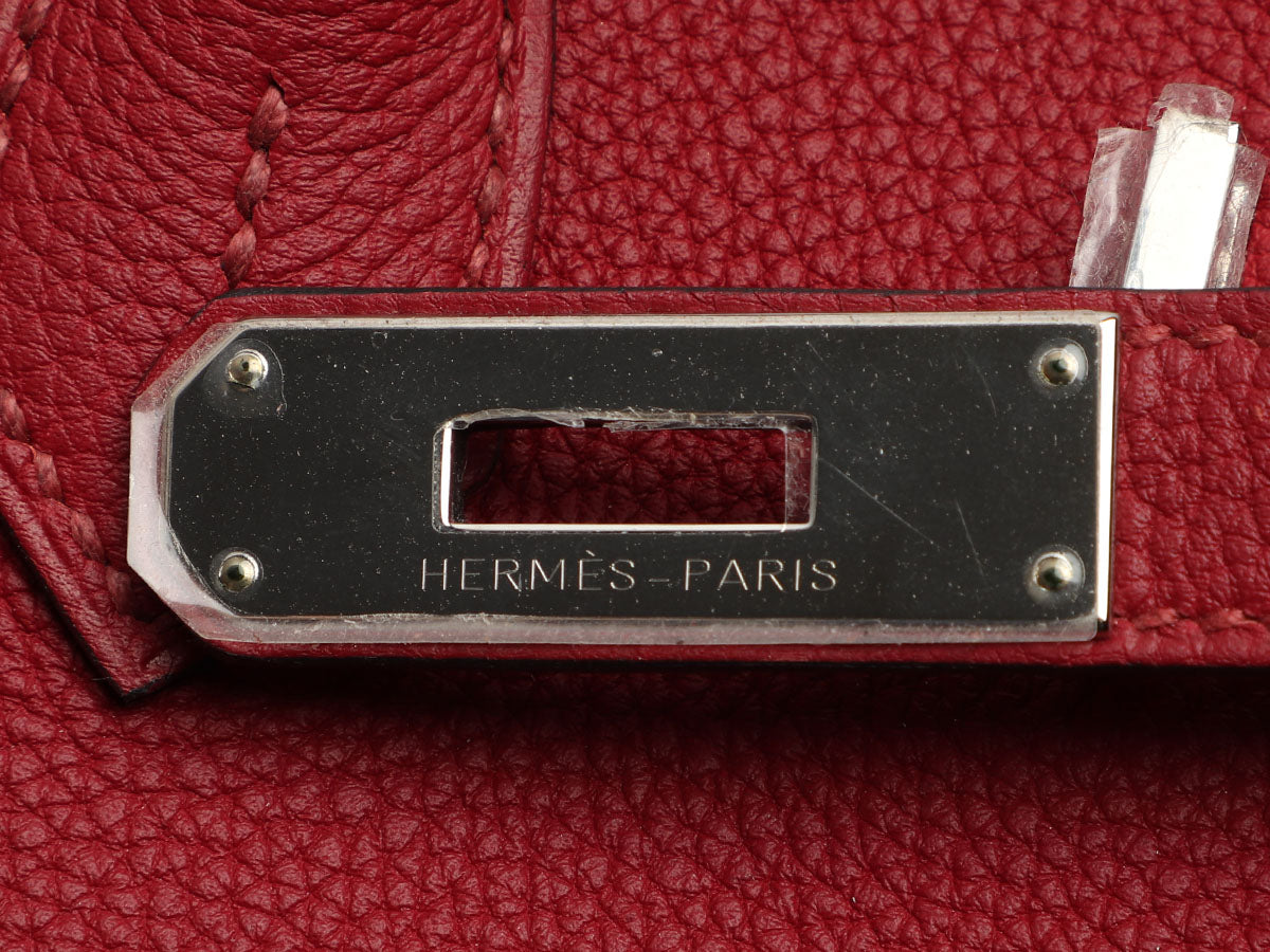 Hermès Etoupe Epsom 30 cm Birkin Sellier at 1stDibs