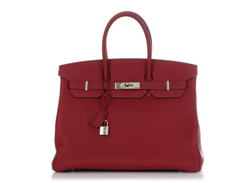 Hermès Rouge Grenat Togo Birkin 35