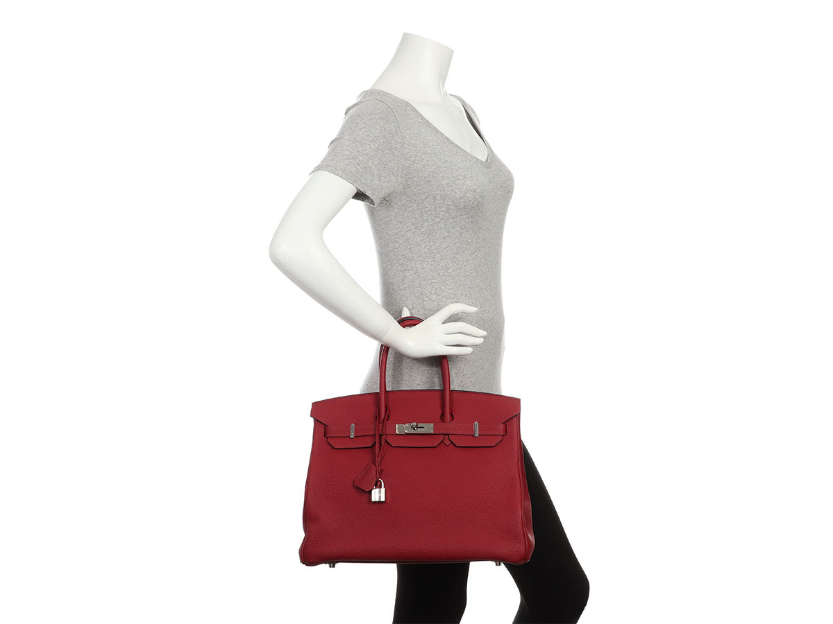 Hermes Red Togo Birkin 35 Hermes