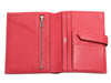 Hermès Rose Lipstick Chèvre Béarn Compact Wallet