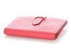 Hermès Rose Lipstick Chèvre Béarn Compact Wallet