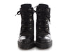Hermès Black Leather Lace Up Boots