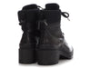 Hermès Black Leather Lace Up Boots