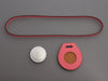 Hermès Rose Azalée Swift Apple AirTag Bag Charm