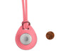 Hermès Rose Azalée Swift Apple AirTag Bag Charm