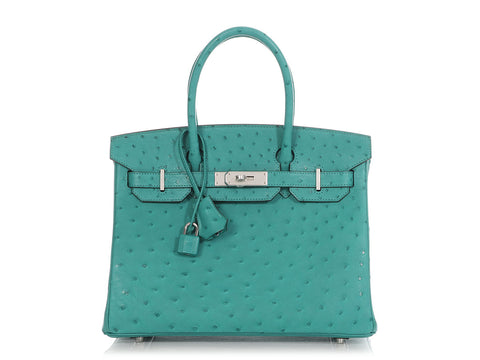 Hermès Turquoise Togo Kelly 35 by Ann's Fabulous Finds