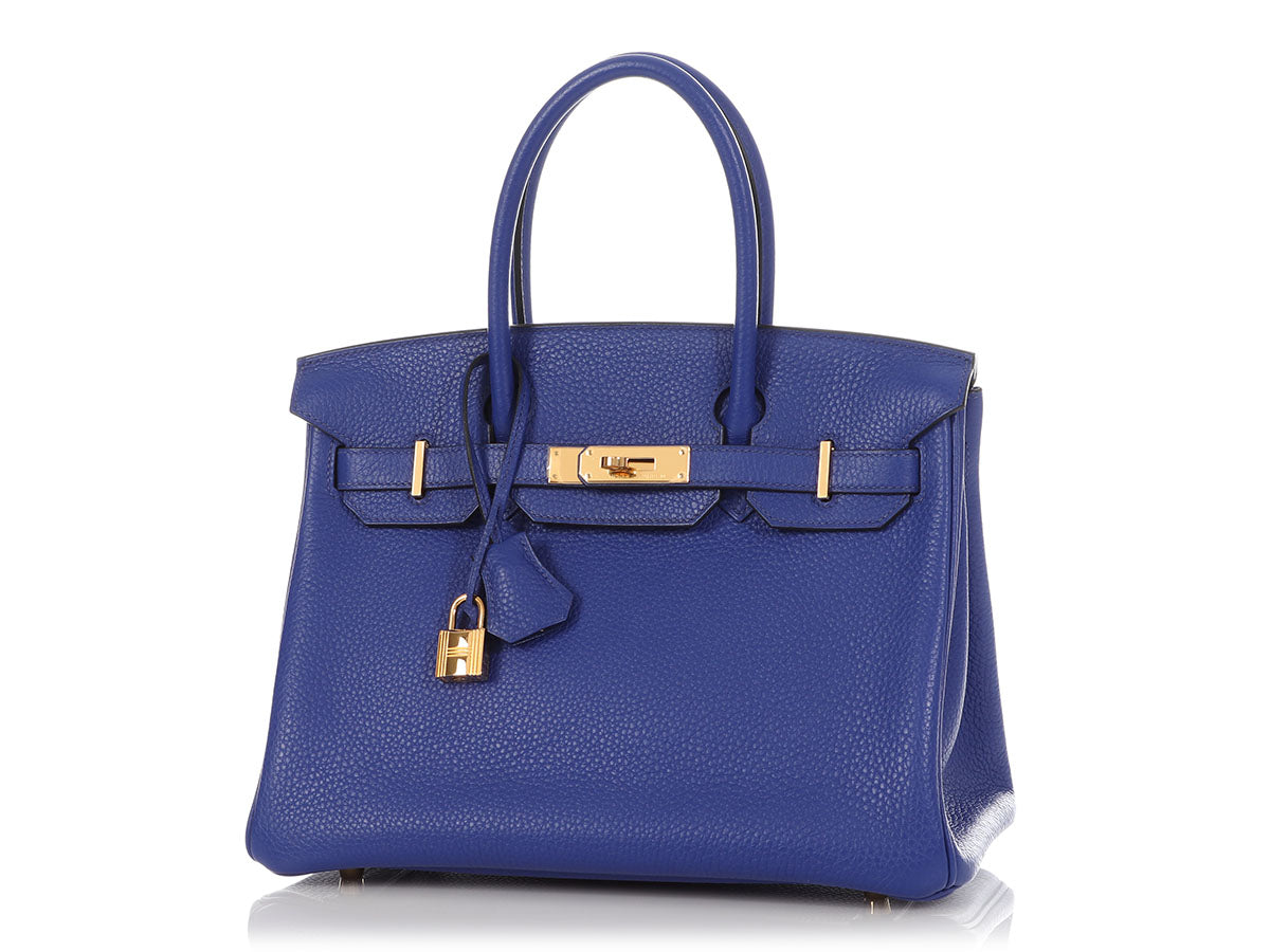 Hermès Blue Frida Epsom Sellier Birkin 25 - Ann's Fabulous Finds