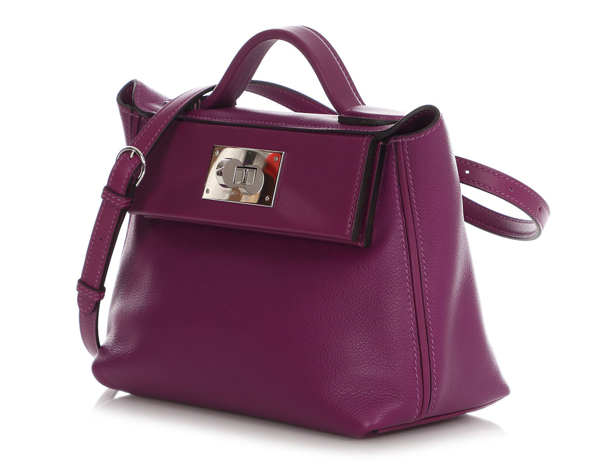 Hermès Mini Anemone Swift and Evercolor 24/24 Bag by Ann's Fabulous Finds