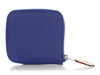 Hermès Bleu Electrique Epsom Azap Silk’In Compact Coin Case