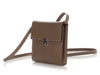 Hermès Etoupe Epsom Clic 16 Wallet with Strap
