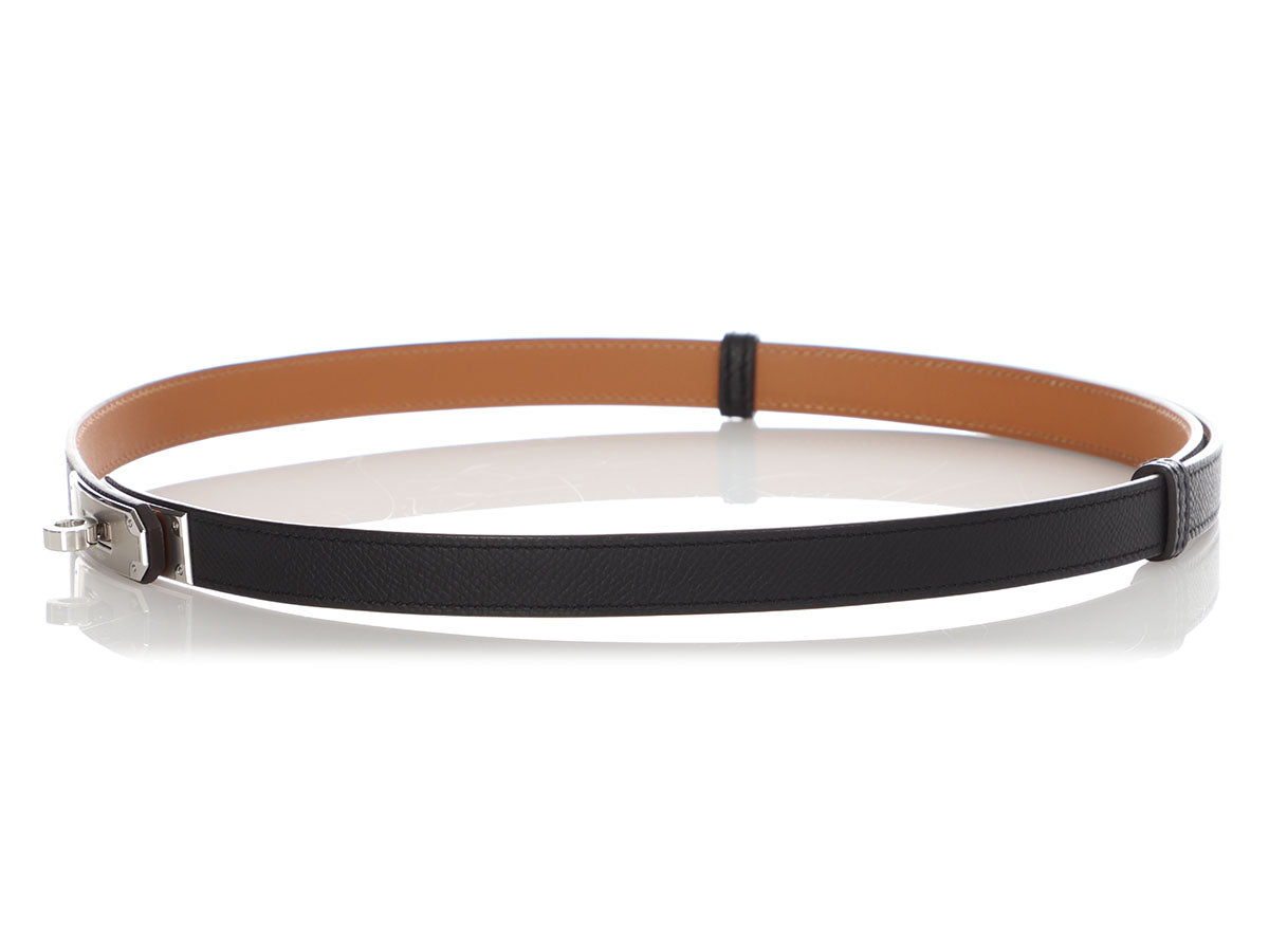 Arabesque belt buckle & Reversible leather strap 24 mm