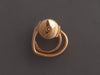 Hermès 18K Rose Gold Vertige Coeur Pierced Earrings TPM