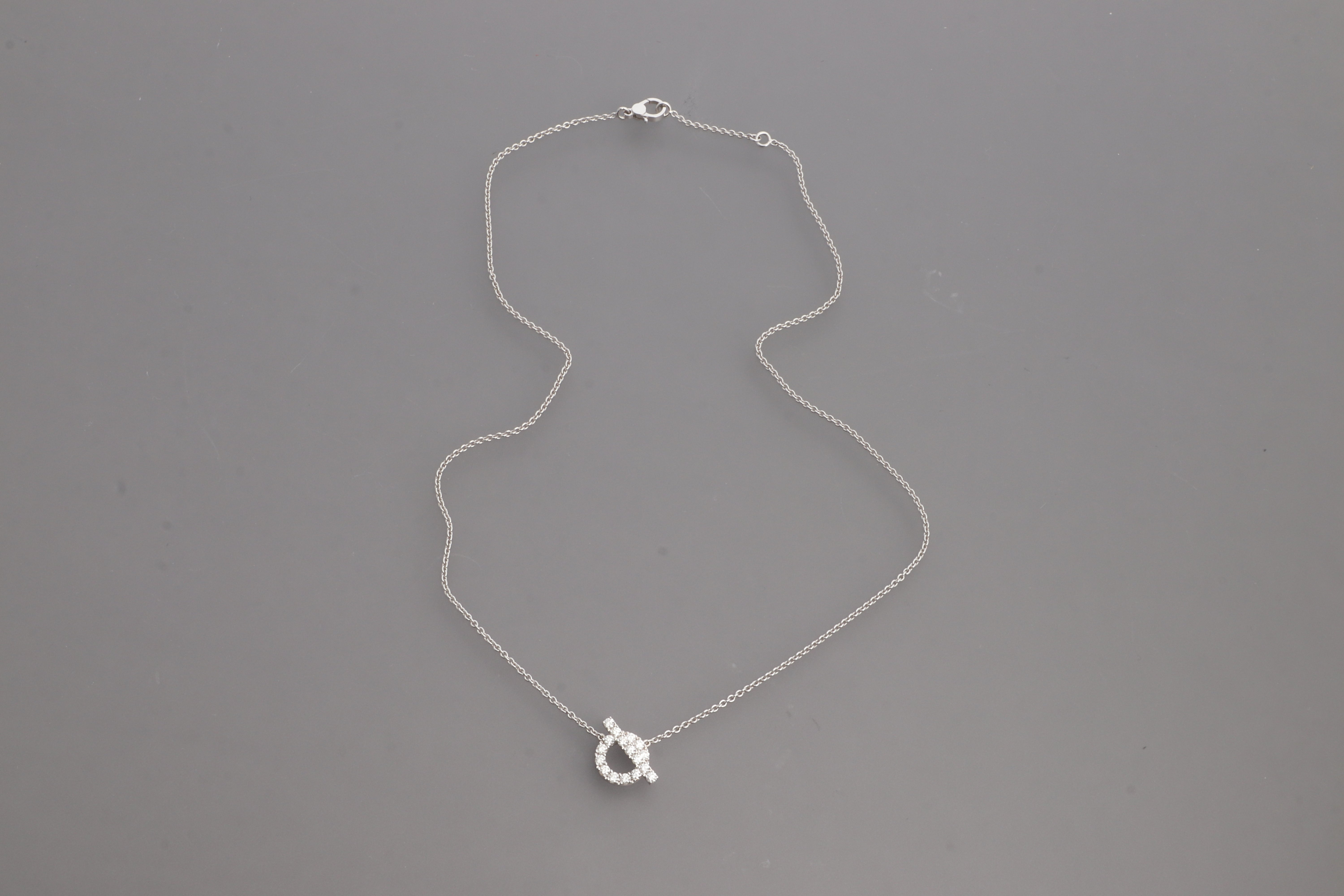 HERMES Finesse pendant 750gold&diamond necklace – Sheer Room