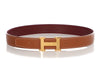 Hermès Rouge and Gold Reversible Belt Kit 32mm