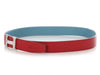 Hermès Red and Bleu Jean Reversible Belt Kit 32mm