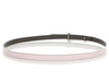 Hermès Pink Swift and Gray Epsom Gourmette Equestre Reversible Belt 13mm