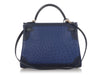 Hermès Tricolor Ostrich Ghillies Kelly 32