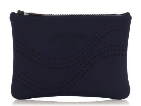 Hermès Medium Marine Neobain Waves Pouch