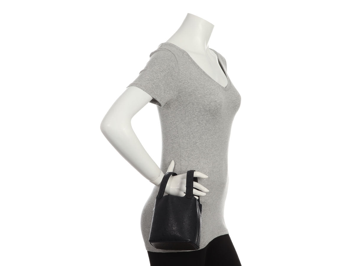 Hermès Caban Ostrich Micro Picotin Lock 14 - Main Image