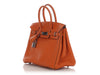 Hermès Potiron and Fauve Togo Verso Birkin 25