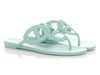 Hermès Blue Chaîne d'Ancre Egerie Thong Sandals