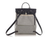 Hermès Black Toile and Vache Hunter Herbag à Dos Zip Backpack GM