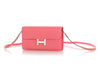 Hermès Rose Azalée Chèvre Constance to Go