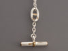 Hermès Sterling Silver Farandole Long Necklace 160
