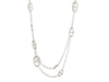 Hermès Sterling Silver Farandole Long Necklace 160