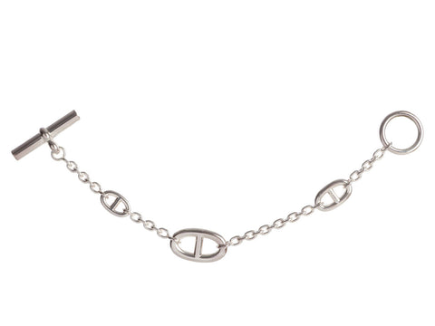 Hermès Sterling Silver Farandole Bracelet
