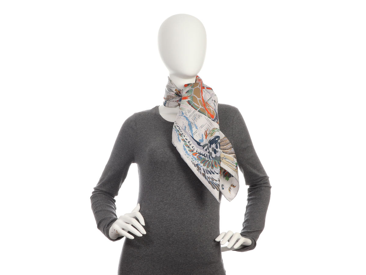 Hermès Emile et Une Nuit Silk Scarf 90cm