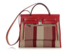 Hermès Toile and Vache Hunter H Vibration Herbag Zip 31