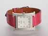 Hermès Medium Stainless Steel Diamond H Heure Watch 30mm