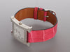 Hermès Medium Stainless Steel Diamond H Heure Watch 30mm