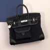 Hermès Bleu Marine Toile Cargo Birkin 25
