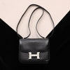 Hermès Black Shiny Lizard Constance Mirror 18