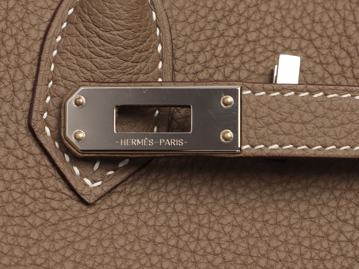 Hermès Etoupe Togo Birkin 25 - Image 10