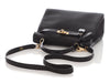 Hermès Black Togo and Lizard Kelly Touch 25