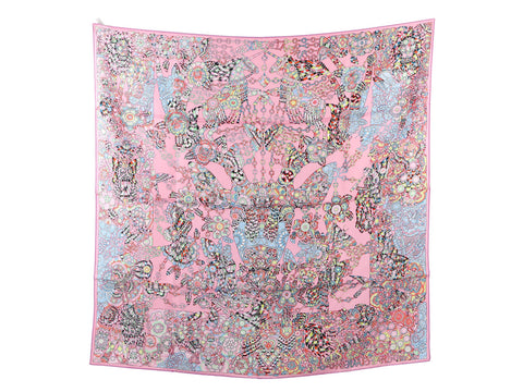 Hermès La Legende de la Foret Silk Scarf 90cm