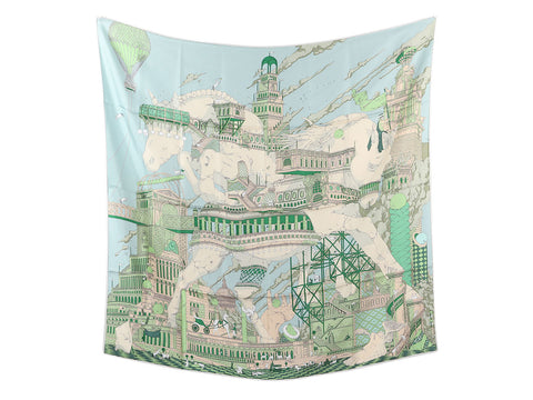 Hermès Hippopolis Silk Scarf 90cm