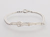 Hermès 18K White Gold Diamond Etrivière Bracelet