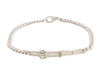 Hermès 18K White Gold Diamond Etrivière Bracelet