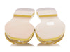 Hermès Yellow Calfskin Oran Slides