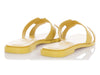 Hermès Yellow Calfskin Oran Slides