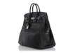 Hermès Matte Black Porosus Crocodile HAC Birkin 40
