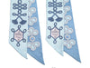 Hermès Galons et Brandebourg Silk Twilly Pair
