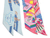 Hermès La Source de Pegase and Brides de Gala Silk Twilly Pair