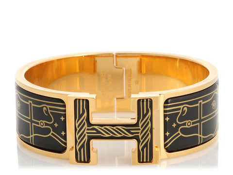 Hermès Wide Quadrige Clic-Clac Bracelet PM