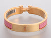 Hermès Narrow Rose Clic-Clac Bracelet