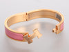 Hermès Narrow Rose Clic-Clac Bracelet